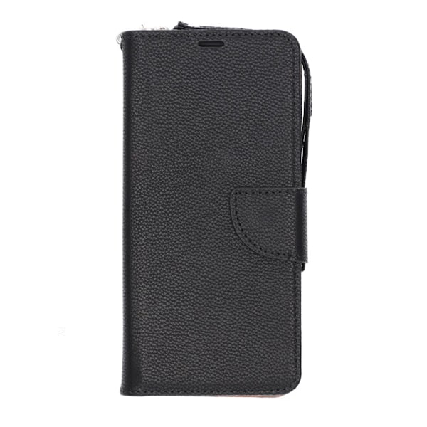 OnePlus 12 5G Plånboksfodral med Stativ - Svart/Brun Svart