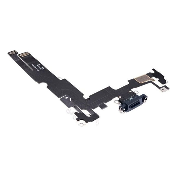 iPhone 14 Plus Laddkontakt med Flexkabel Original - Svart Svart