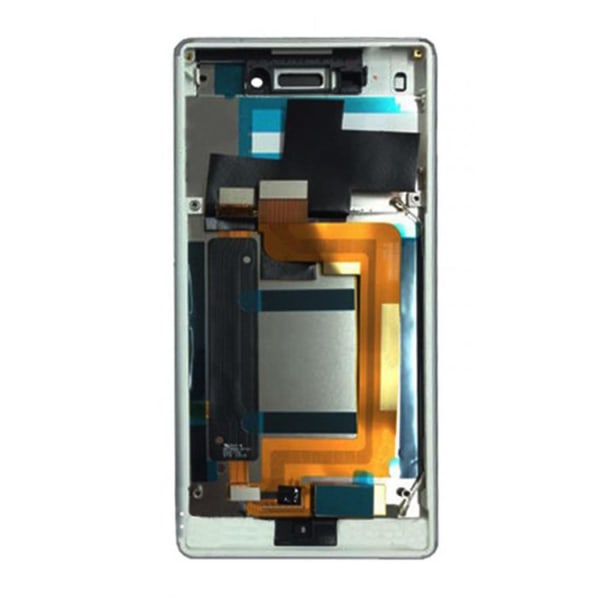 Sony Xperia M4 Aqua Skärm med LCD Display + Ram - Vit Vit