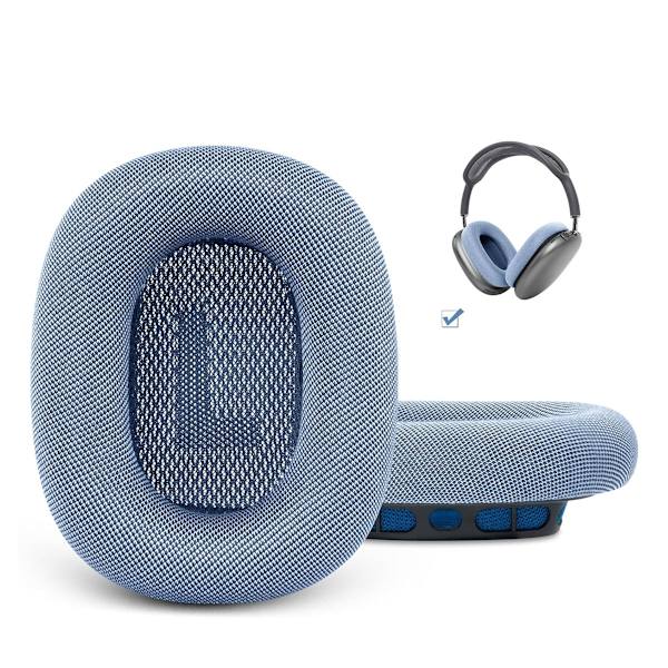 AirPods Max blå nät silikon hörlursskydd, ett par Blå