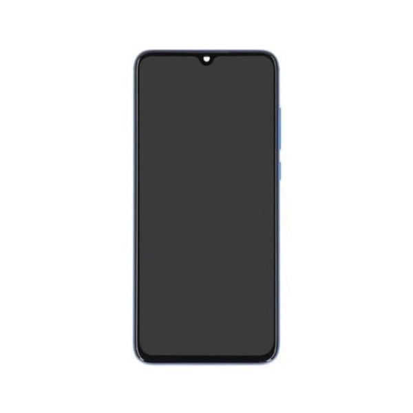Xiaomi Mi 9 Lite Skärm/Display + Ram (Service Paket) - Blå Marine blue