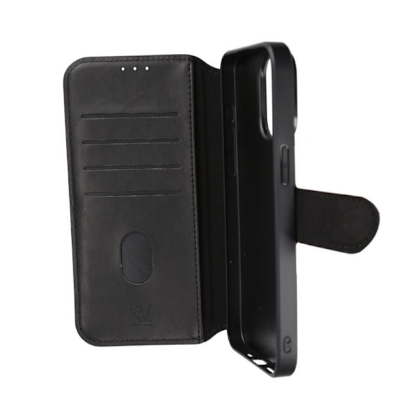 iPhone 15 Pro Max Plånboksfodral med Magsafe Rvelon - Svart Svart