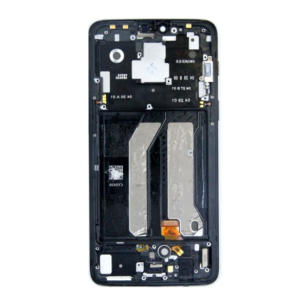 OnePlus 6 Skärm med LCD Display - Spegel Svart Black