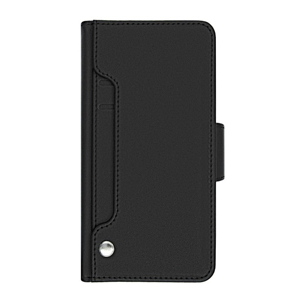 iPhone 12 Mini Plånboksfodral Extra Kortfack Rvelon - Svart Black