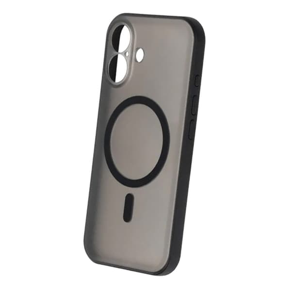 Ohut MagSafe-kuori kamerasuojalla iPhone 16:lle - Musta musta