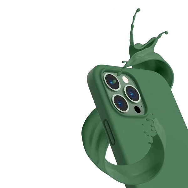 iPhone 14 Pro Max Silikonskal Rvelon MagSafe - Grön Green