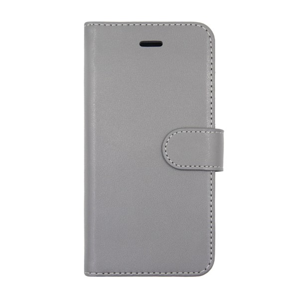iPhone 6/6S Plånboksfodral Läder med Stativ - Grå Taupe