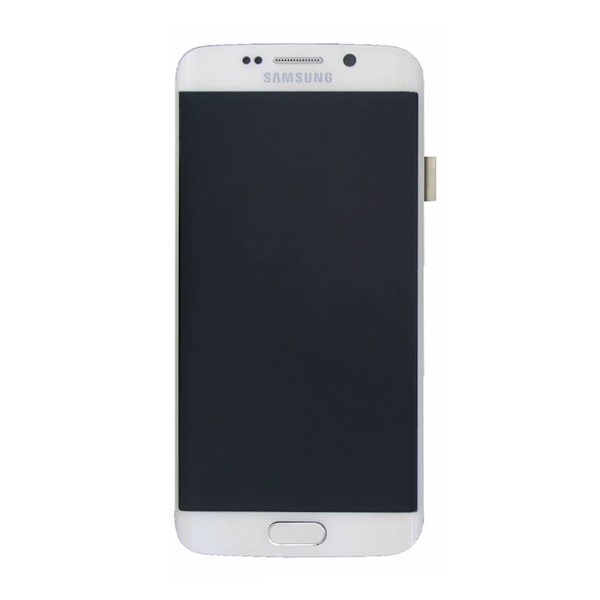 Samsung Galaxy S6 Edge (SM-G925F) Displaymodul LCD / Skärm Vit Original