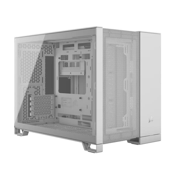 Corsair 2500D AIRFLOW Mid Tower Dual Chamber PC-chassi, Vit - Nyskick vit