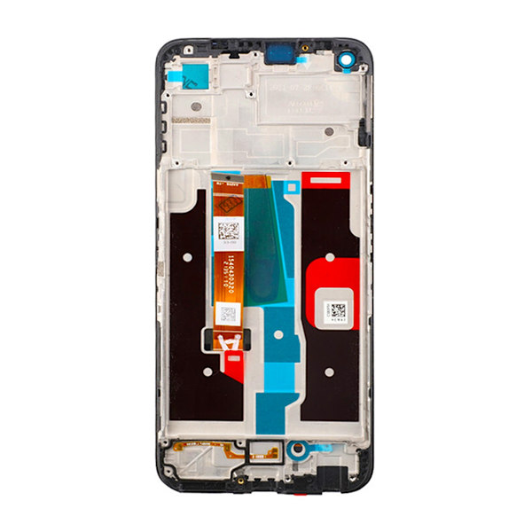 Realme Narzo 50 Skärm med LCD Display & Ram Original - Svart Svart