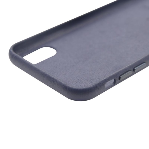 iPhone X/XS Läderfodral - Blå Blå