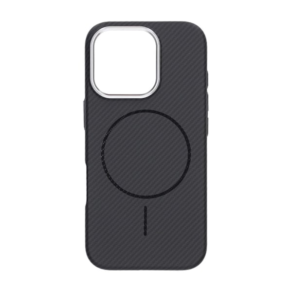 iPhone 16 Pro Mobilskal Carbonmönstrad - Svart Black