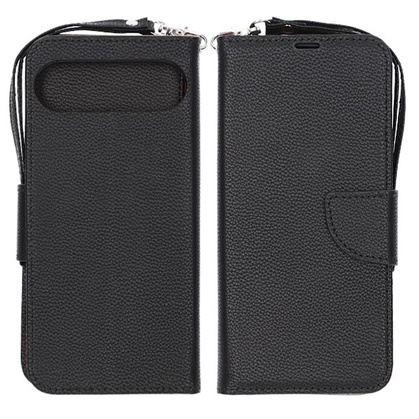 Pixel 9 Pro Plånboksfodral med Stativ - Svart Svart