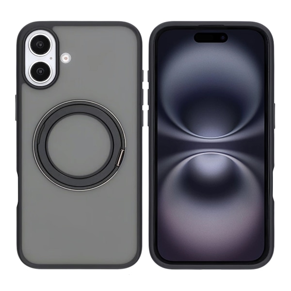 iPhone 16 Plus Mobilskal med Magsafe Stativ - Svart Svart