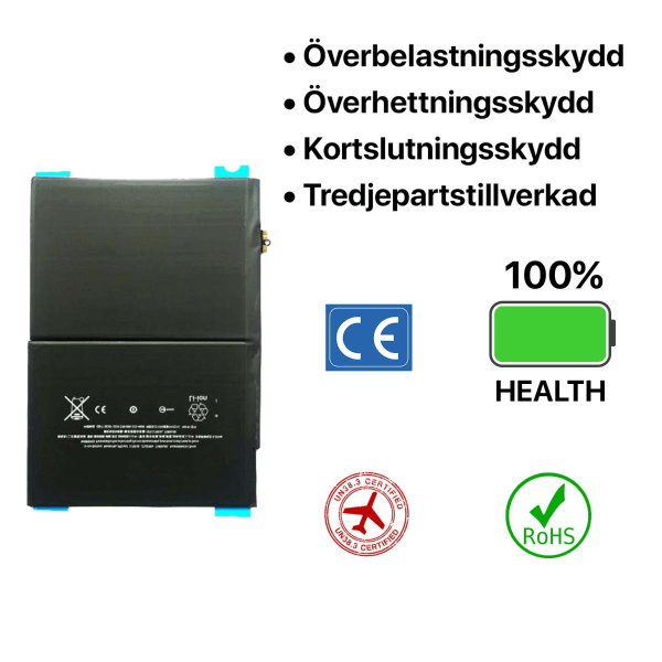 iPad Air 2 Batteri Hög Kvalité svart