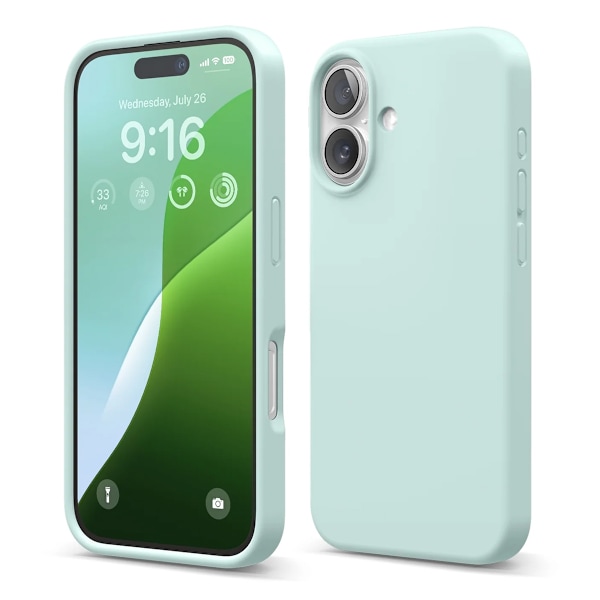 iPhone 16 Mobilskal Silikon Rvelon - Grön Grön