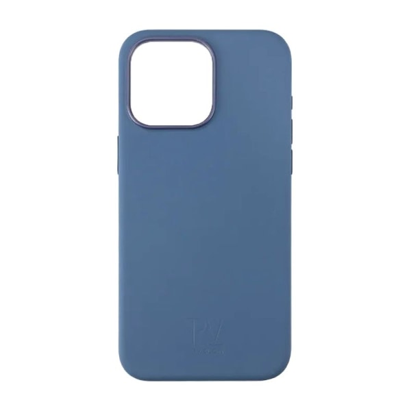 iPhone 15 Pro Max Silikonskal Rvelon MagSafe - Mörkblå Dark blue