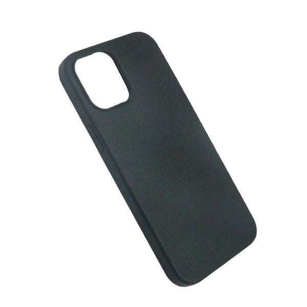 iPhone 12 Pro Max Mobilskal Silikon - Svart Black