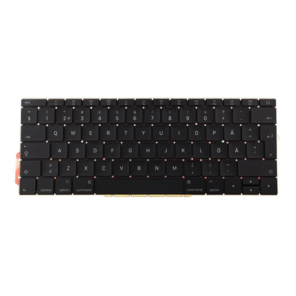 Tangentbord (Svenska) MacBook Pro 13" Retina, Function Keys (Lat Black