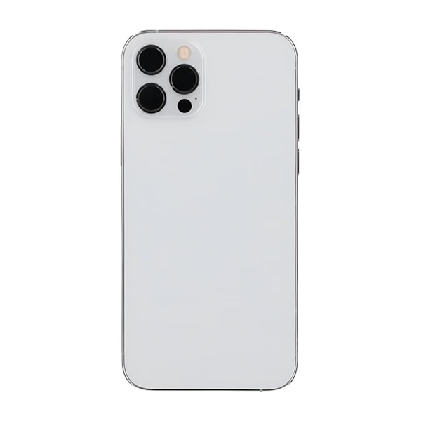 iPhone 12 Pro Baksida med Komplett Ram OEM - Vit White