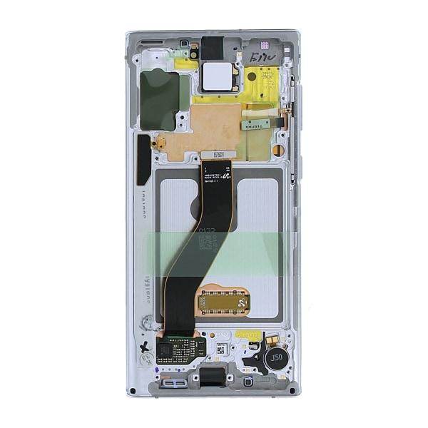 Samsung Galaxy Note 10 Skärm med LCD Display Original - Vit Vit