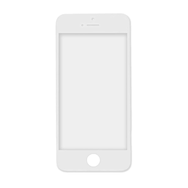 iPhone 5 Glasskärm med OCA-film - Vit Vit