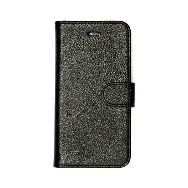 iPhone 6/6S Plånboksfodral Läder med Stativ - Svart Black