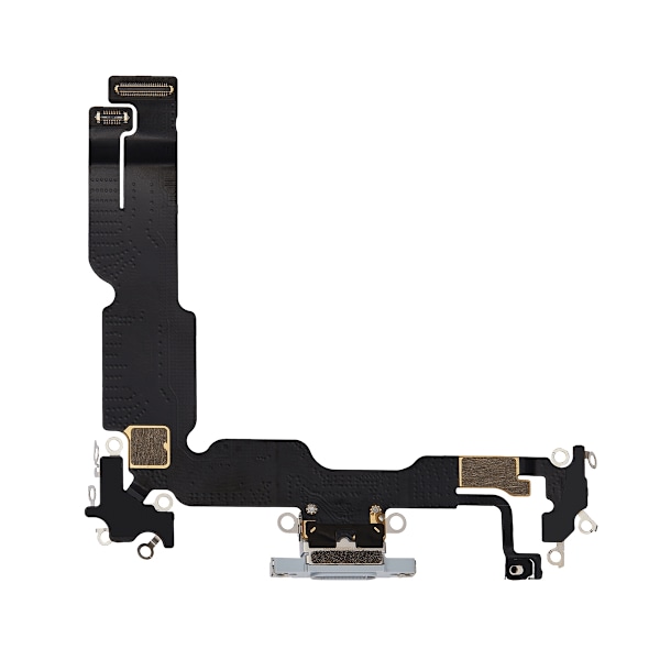 iPhone 15 Plus Laddkontakt med Flexkabel - Blå Blå