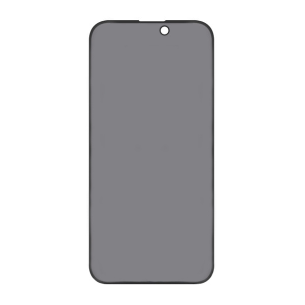 Skärmskydd iPhone 15 - Privacy 3D Härdat Glas