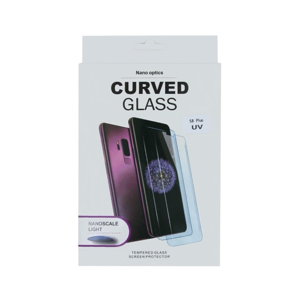 Skärmskydd Samsung S8 Plus - UV Härdat Glas Transparent