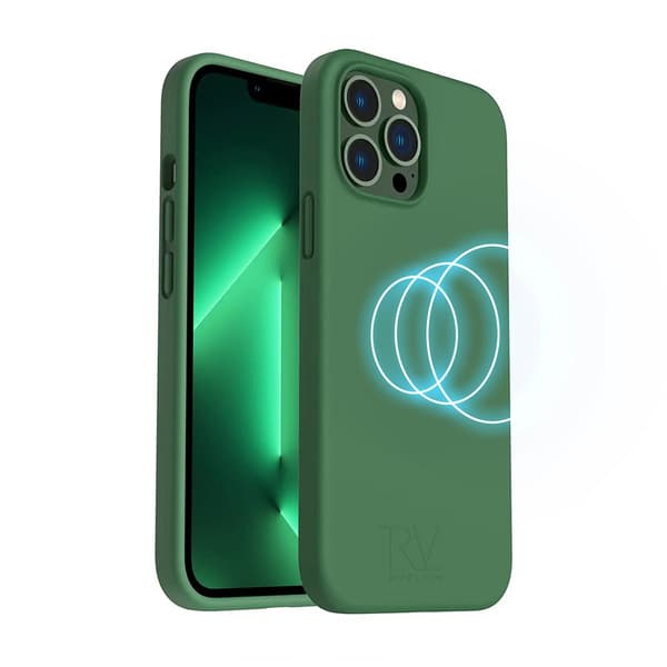 iPhone 14 Pro Max Silikonskal Rvelon MagSafe - Grön Green