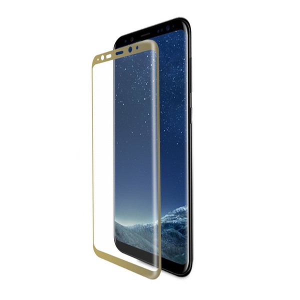 Skärmskydd Samsung S8 - Härdat Japan Glas (Guld) Gold