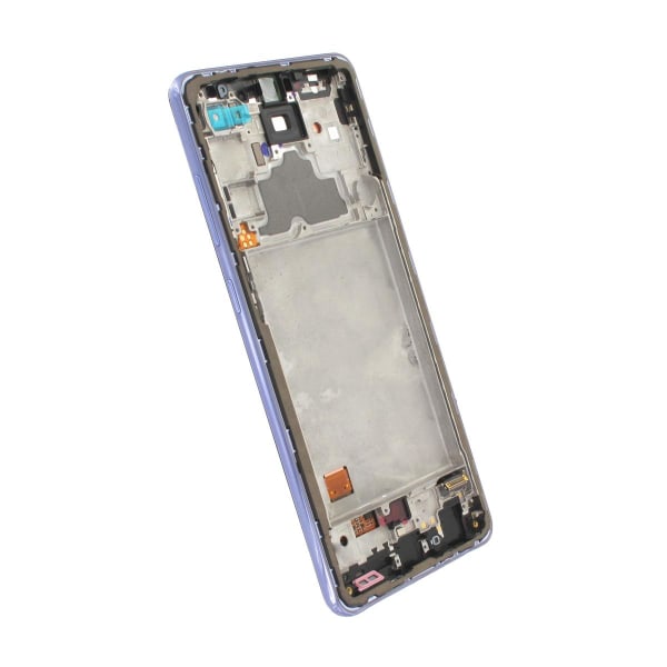 Samsung Galaxy A72 4G Skärm med LCD Display Original - Violett Mörklila