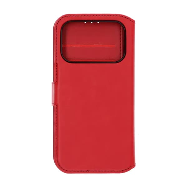 Rvelon Plånboksfodral Magnet för iPhone 17 Pro - Röd Röd