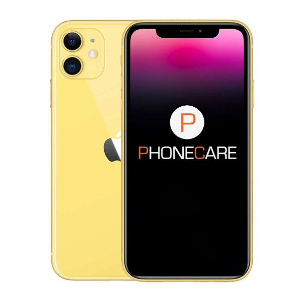Begagnad iPhone 11 128GB Gul – Mycket bra skick (A)