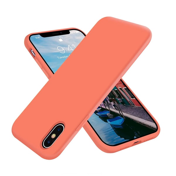 iPhone X/XS Skal - Silikon Rosa Rvelon Pink