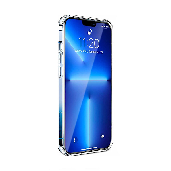 iPhone 13 Pro Max Skal - Stöttåligt Rvelon Transparent Transparent