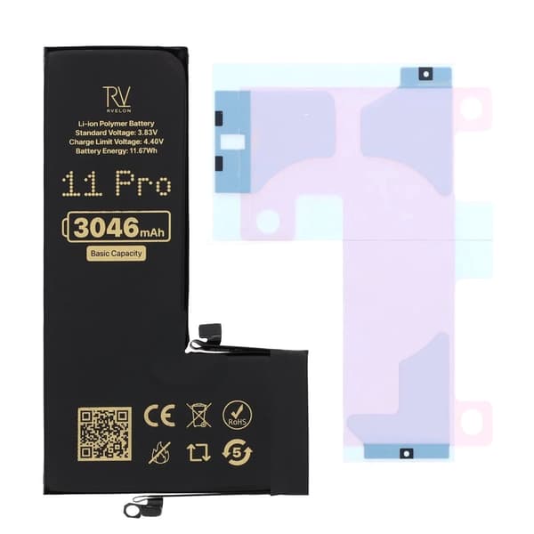 Rvelon Premium Batteri för iPhone 11 Pro - 3046mAh