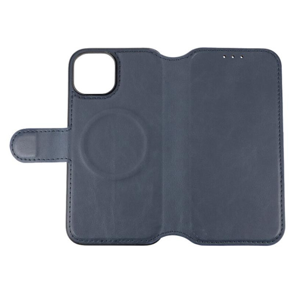 iPhone 15 Plånboksfodral med Magsafe Rvelon - Blå Marine blue
