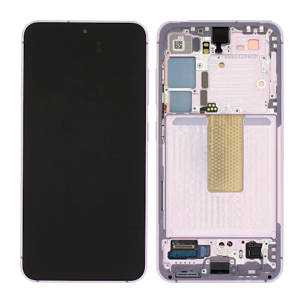 Samsung Galaxy S23 5G (SM-S911) Skärm med LCD Display Original - Lavendel/Lila Multicolor
