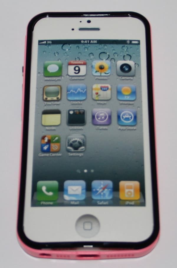 Mobilskal iPhone 5 - Rosa/Svart Pink