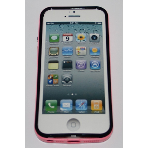 Mobilskal iPhone 5 - Rosa/Svart Rosa