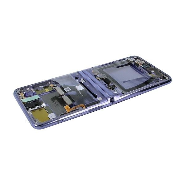 Samsung Galaxy Z Flip Skärm med LCD Display Original - Lila Mörklila