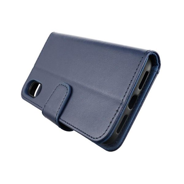 iPhone X/XS Plånboksfodral Extra Kortfack Rvelon - Blå Marine blue