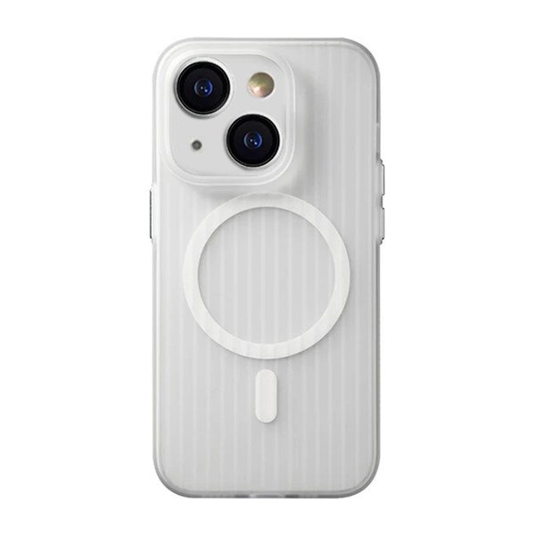 iPhone 15 Mobilskal Korrugerad Anti-Halk - Transparent Transparent
