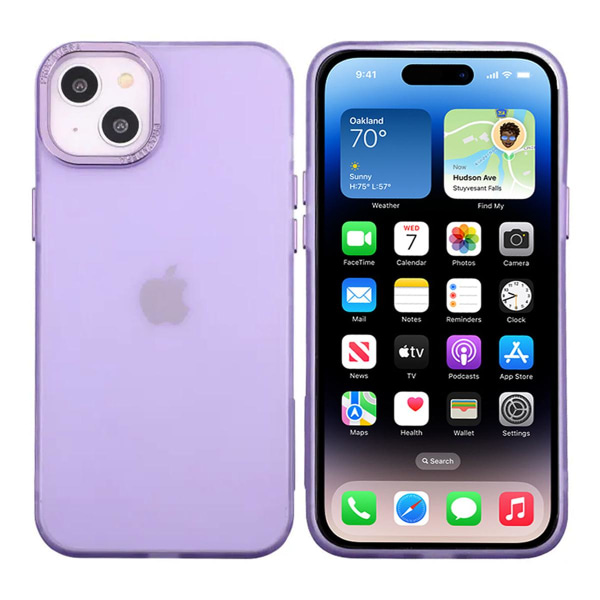 iPhone 14 Plus Mobilskal - Frostat Lila Lila