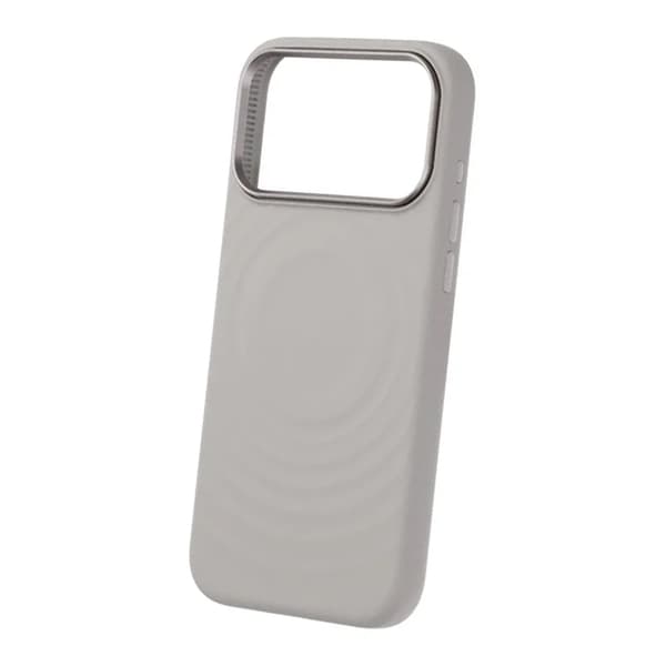 Mobilskal Silikon med Magsafe för iPhone 17 Pro Max - Ljusgrå harmaa
