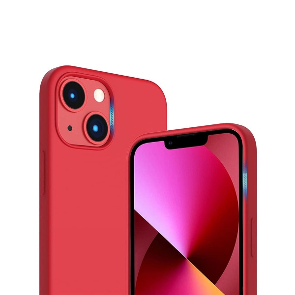 Mobilskal Silikon iPhone 13 - Röd Röd