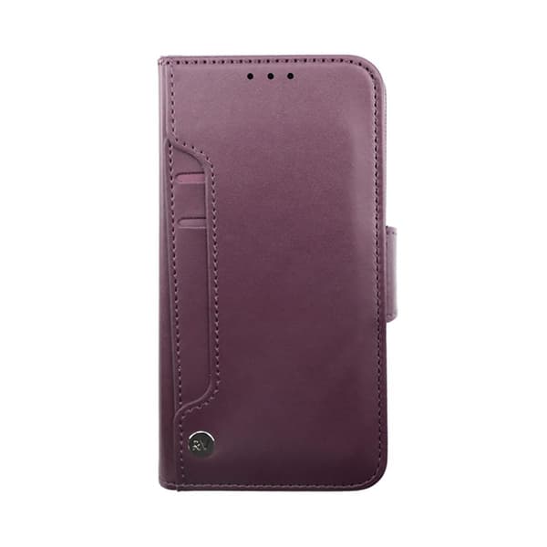 iPhone 14 Pro Plånboksfodral Extra Kortfack Rvelon - Lila Lila