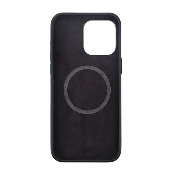 iPhone 15 Pro Max Silikonskal Rvelon MagSafe - Svart Black